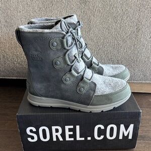 Sorel Women Suede Winter Boots 9